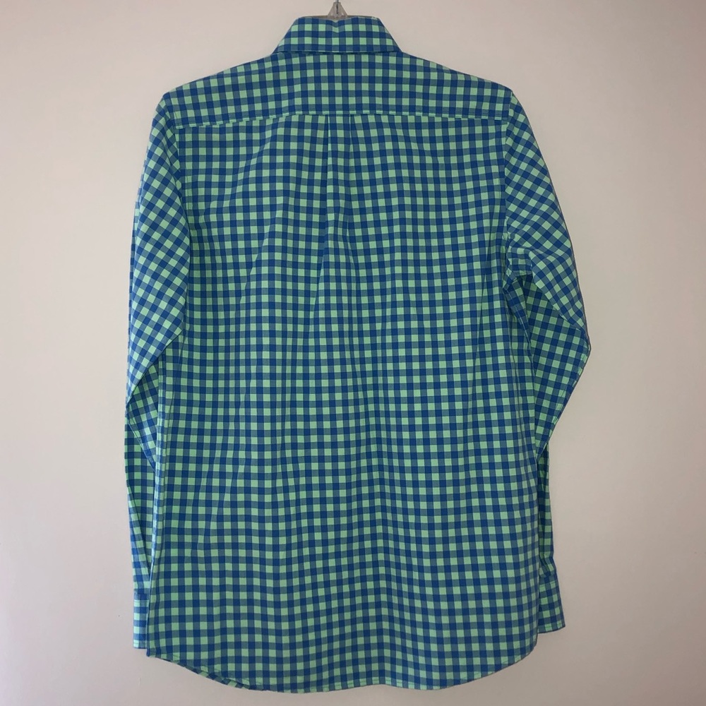 Johnnie-O Blue and Green Button Down - Picture 2 of 3